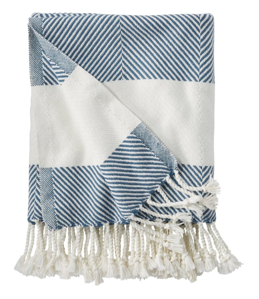 Brahms Mount Cotton Throw, Herringbone Blankets & Throws at L.L.Bean