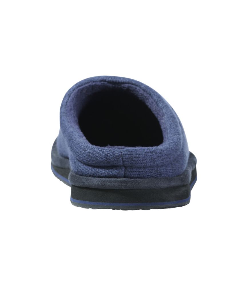 Men's Sweater Fleece Scuffs, Gray Heather, small image number 3