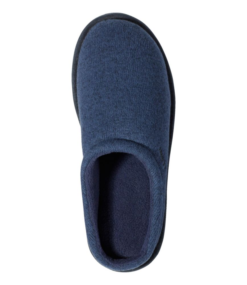 Men's Sweater Fleece Scuffs, Gray Heather, small image number 4