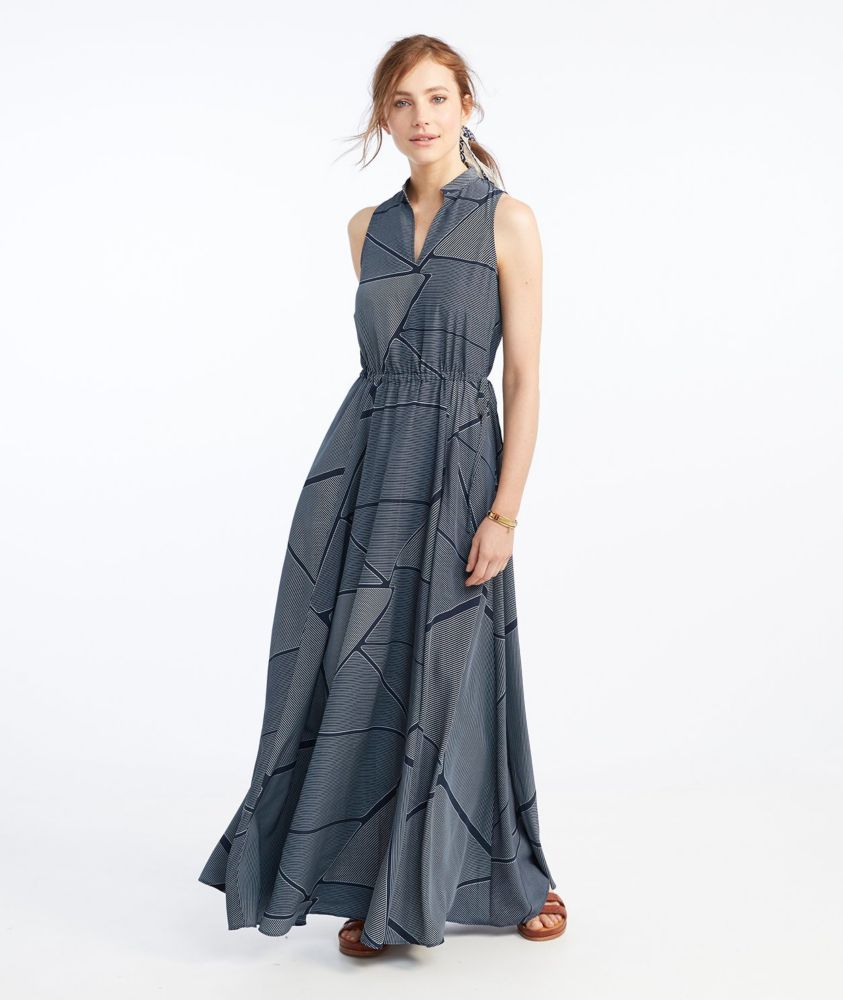 llbean maxi dress