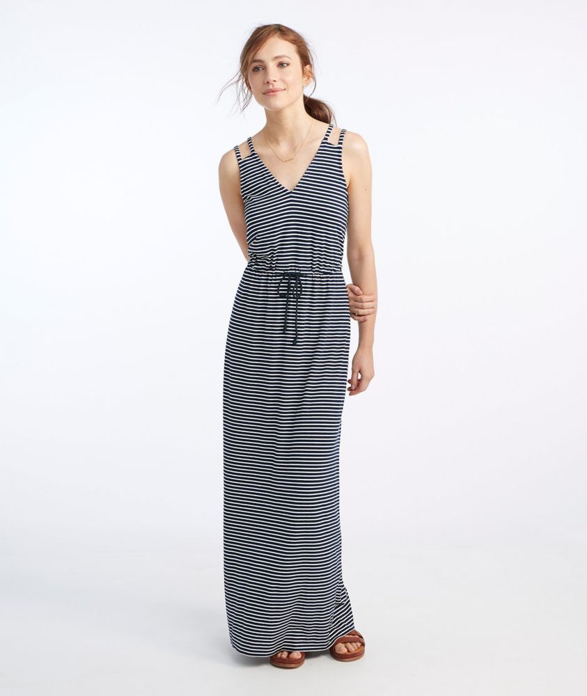 llbean maxi dress