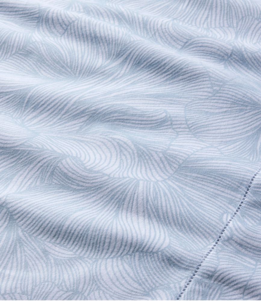 Premium Supima Flannel Sheet Collection, Print, Pale Blue, small image number 3