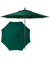 Sunbrella Market Umbrella Wood