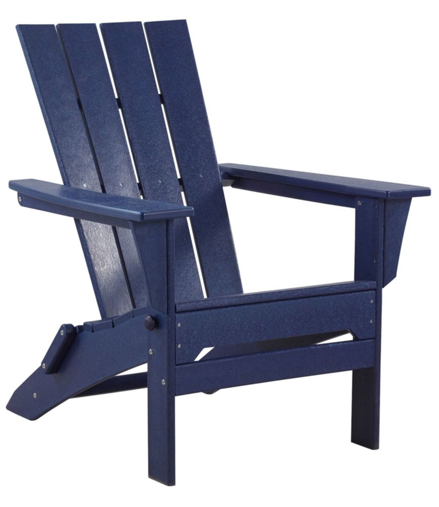 All-Weather Adirondack Chair, Square-Back, Classic Navy, small image number 1