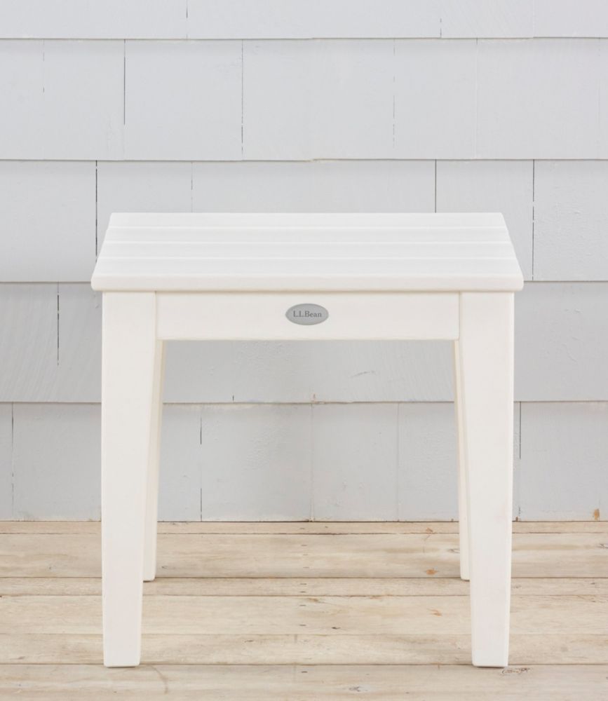 All-Weather Patio Side Table, White, small image number 2