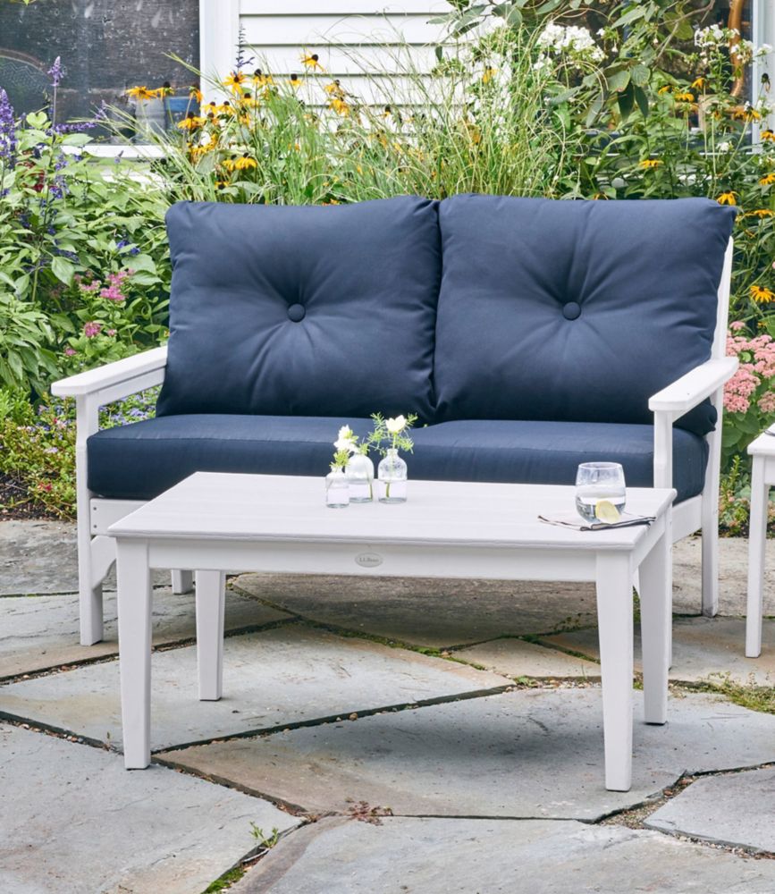 All-Weather Patio Coffee Table, White, small image number 5