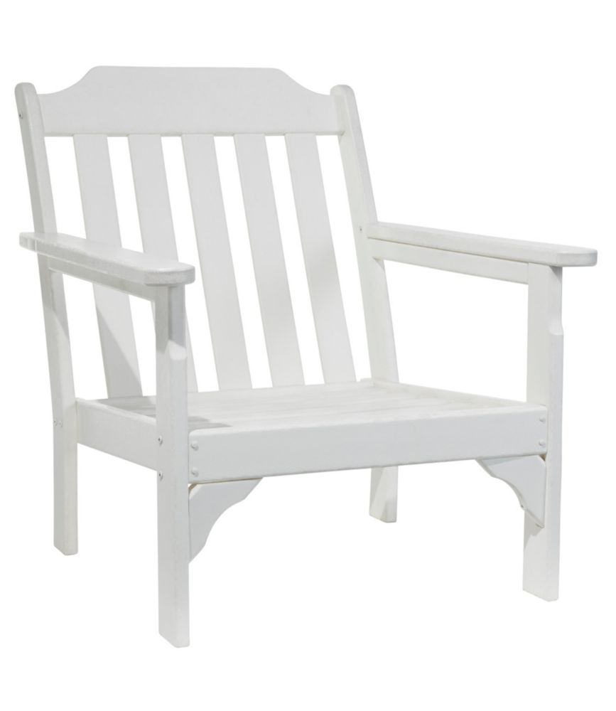 AllWeather Patio Chair with Navy Cushion Chairs at L.L.Bean