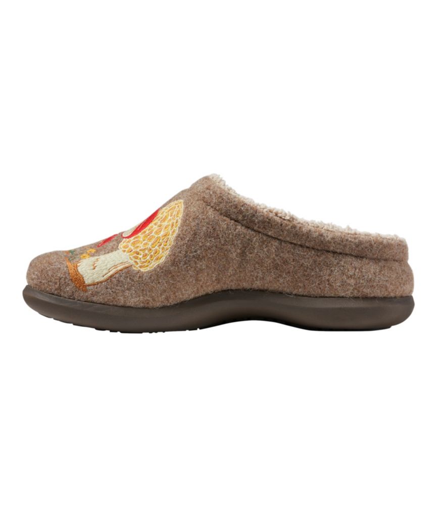 Women's Daybreak Scuffs, Motif, Taupe/Mushroom & Frog, small image number 2