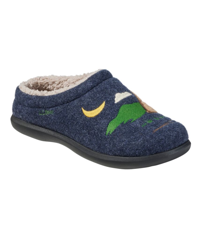 Women's Daybreak Scuffs, Motif, Classic Navy/S'more Camping, small image number 6