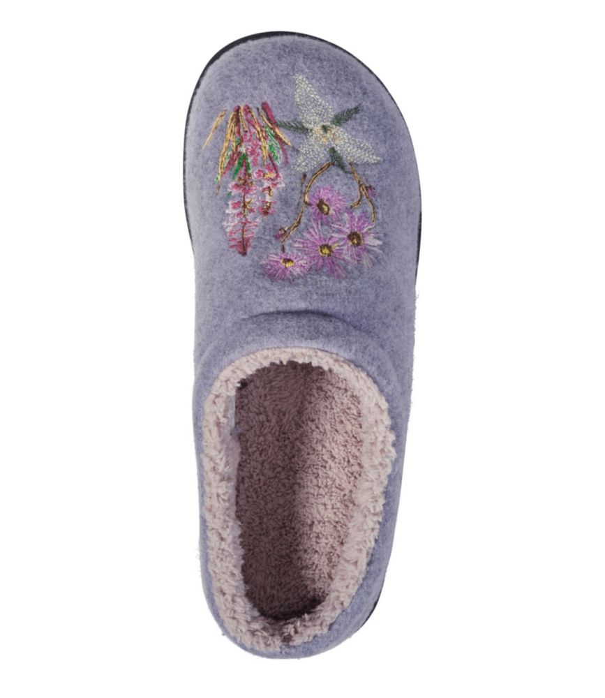Women's Daybreak Scuffs, Motif, Gray Lavender/Jess Franks Wild Flowers, small image number 4