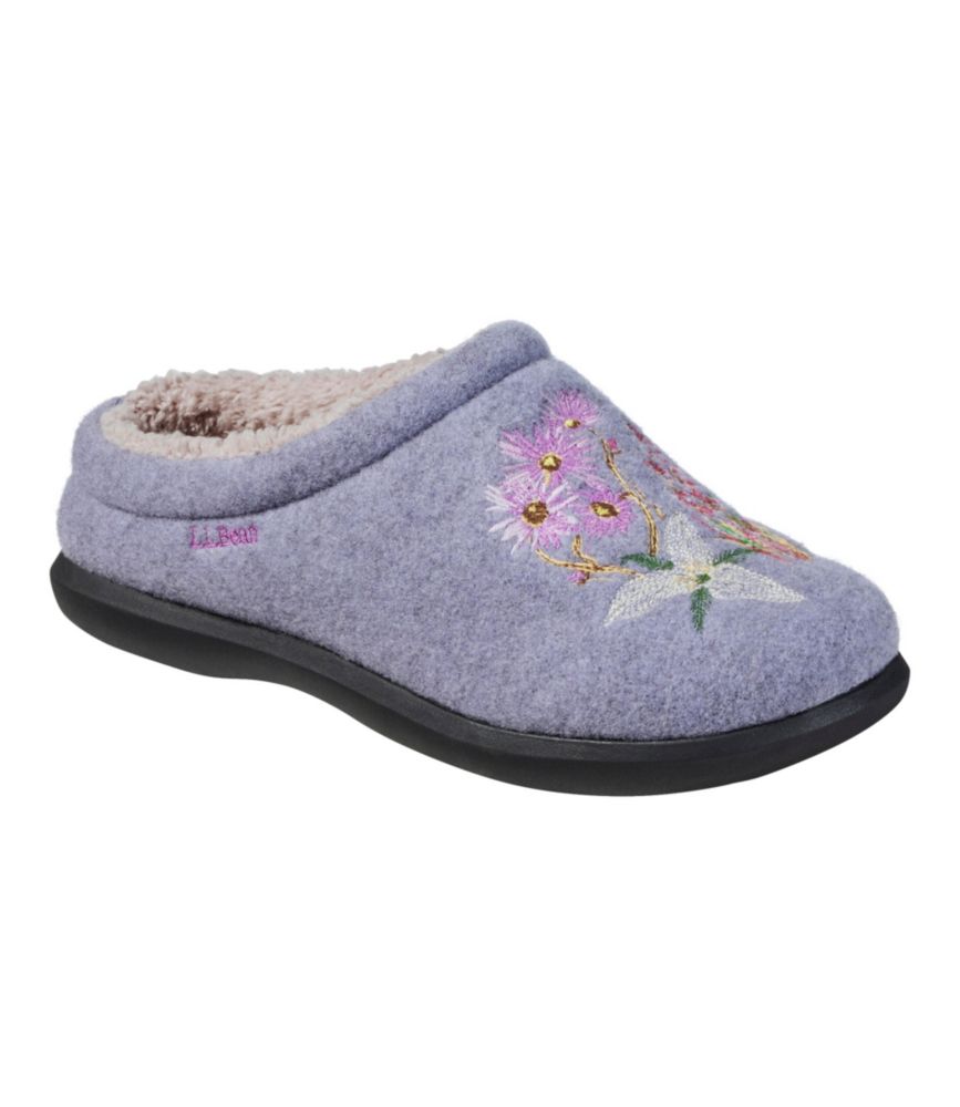 Women's Daybreak Scuffs, Motif, Gray Lavender/Jess Franks Wild Flowers, small image number 6