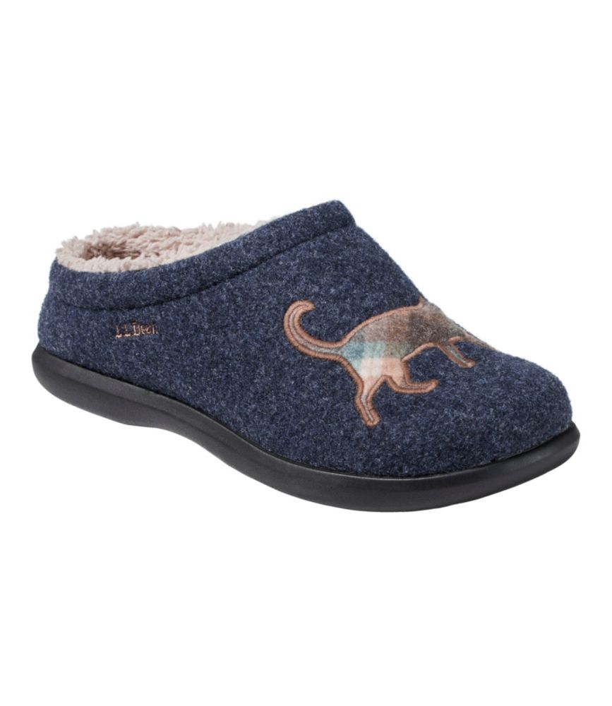 Women's Daybreak Scuffs, Motif, Classic Navy/Cats, small image number 6