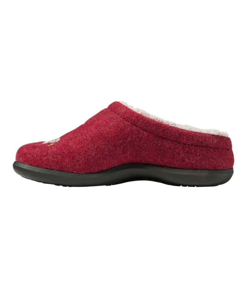 Women's Daybreak Scuffs, Motif, Deep Red/Squirrels, small image number 2