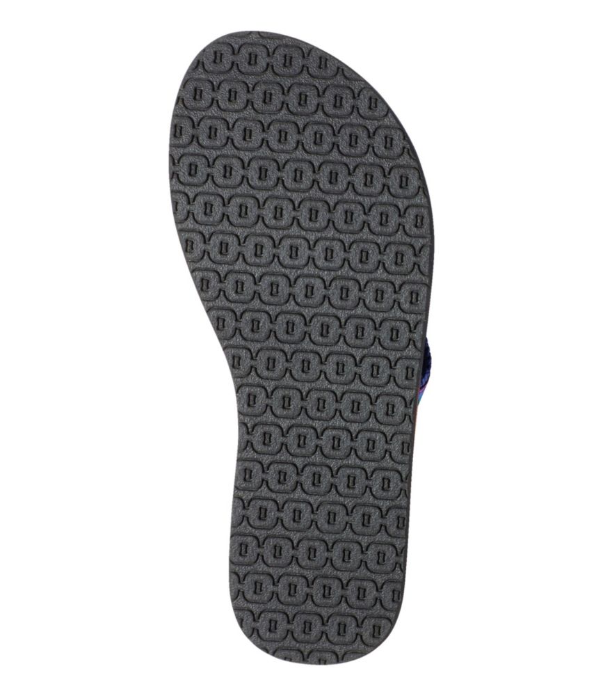 Women's Original Maine Isle Flip-Flops, Motif, Rainbow Stripe/Indigo Ink, small image number 5