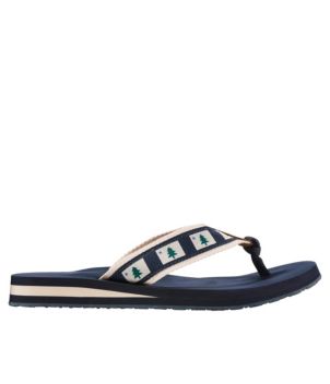 Women's Original Maine Isle Flip-Flops, Motif
