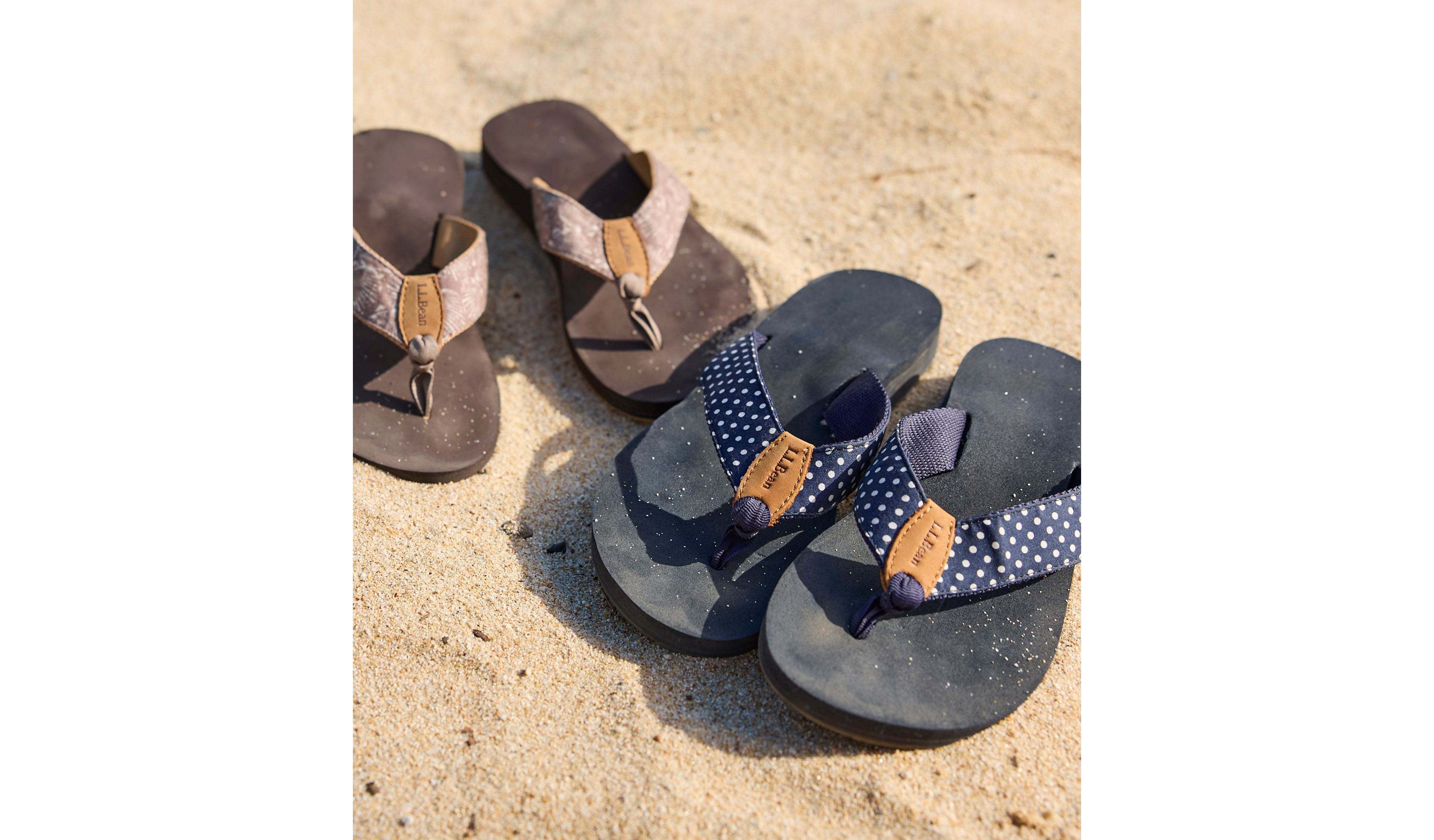 Women's Maine Isle Flip-Flops, Woven Print
