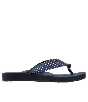 Women’s Maine Isle Flip-Flops, Woven Print