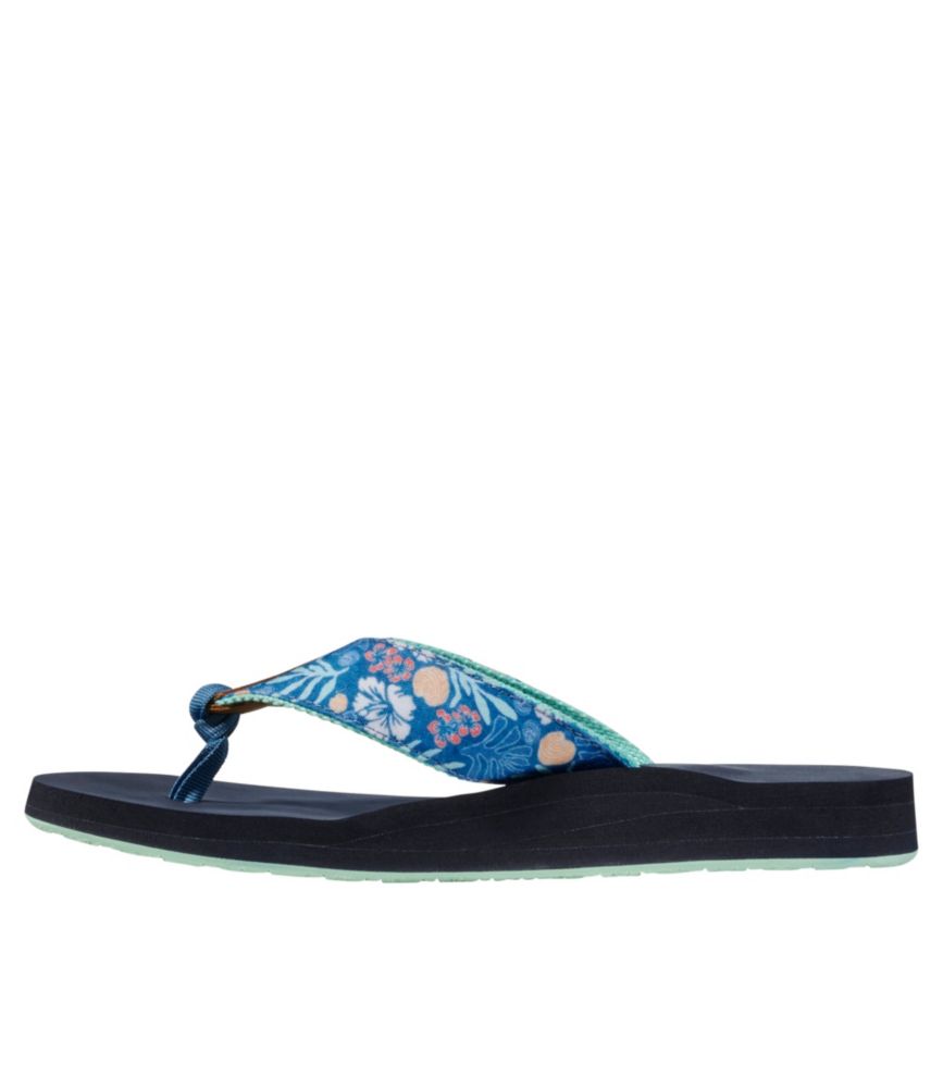 Women's Maine Isle Flip-Flops, Woven Print