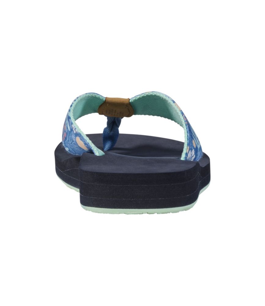 Women's Maine Isle Flip-Flops, Woven Print