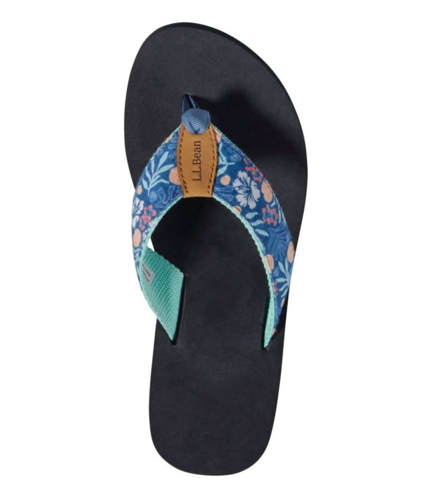 Women's Maine Isle Flip-Flops, Woven Print