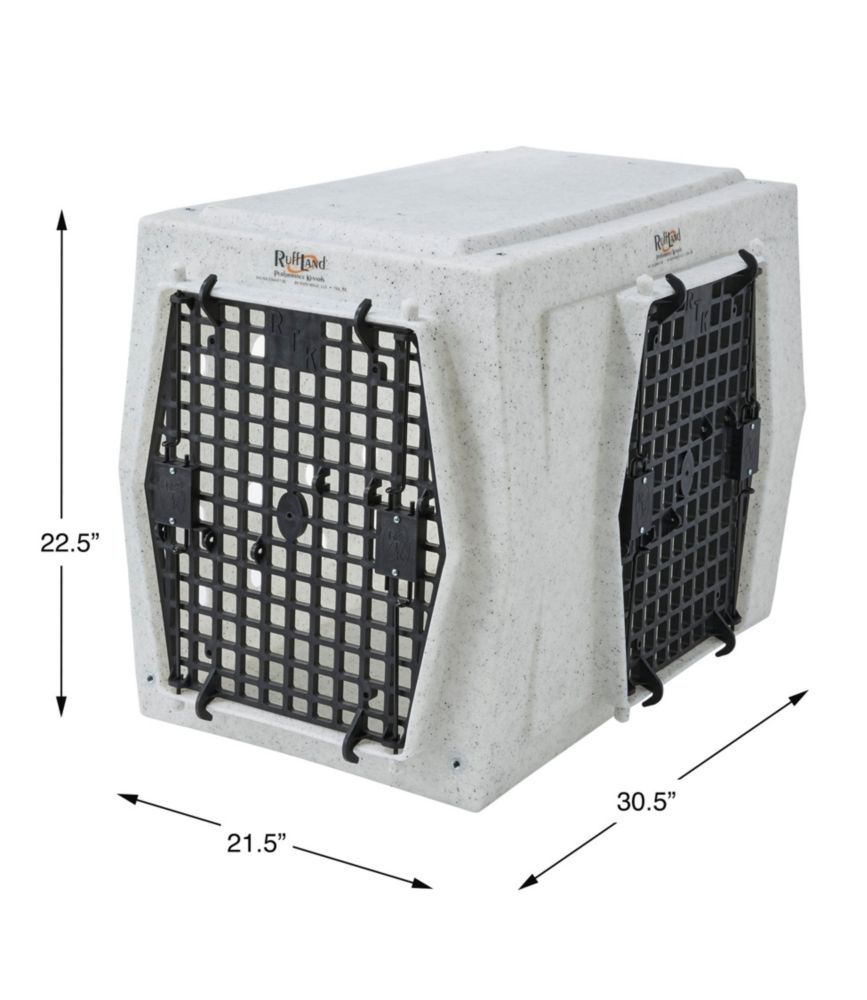 molded plastic dog crates
