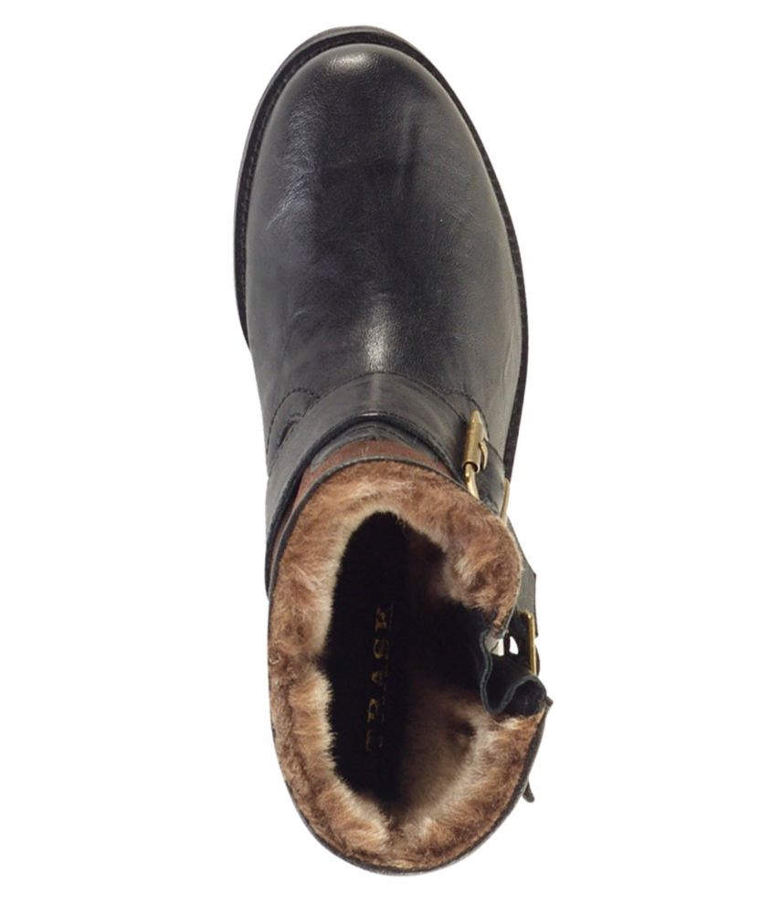 sheepskin lined chelsea boots