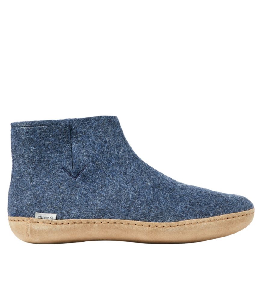 leather slipper boots