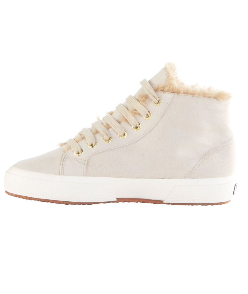 superga lined high top sneakers