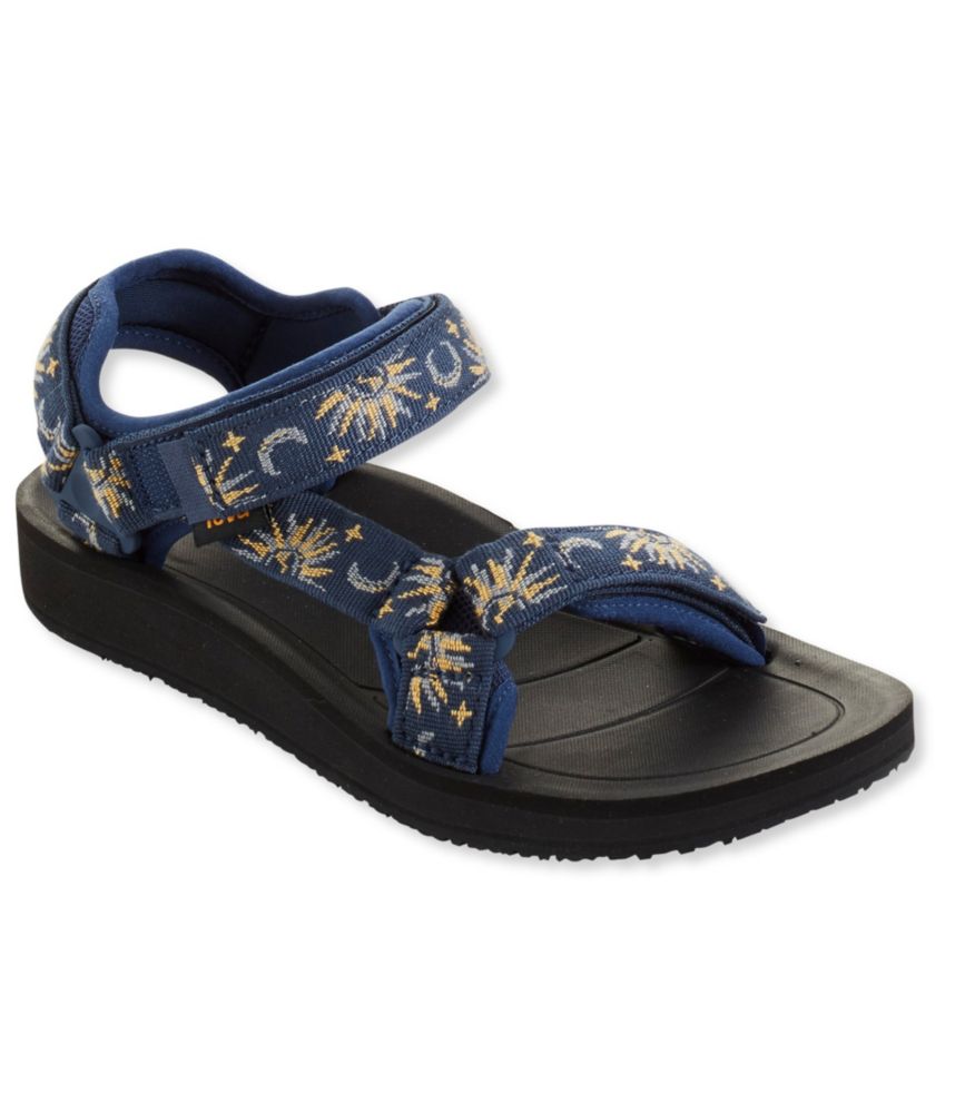 blue women's teva sandals