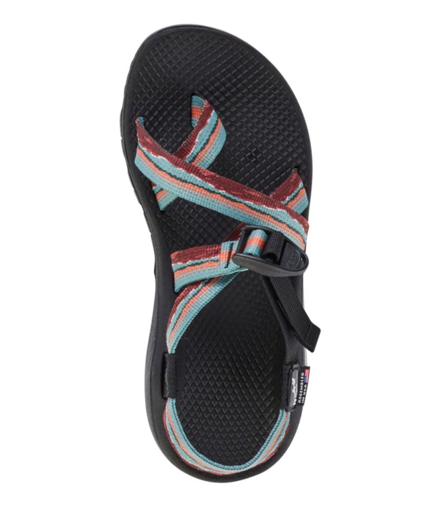 orange and white chacos