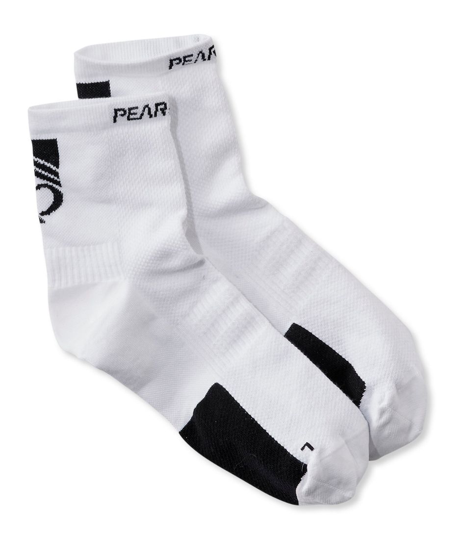 Cycling Socks Pl Core White Med Pearl Izumi Elite Running NEW! 3 Pair 
