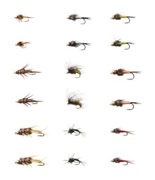 Umpqua 18-Piece Wire Nymph Fly Selection