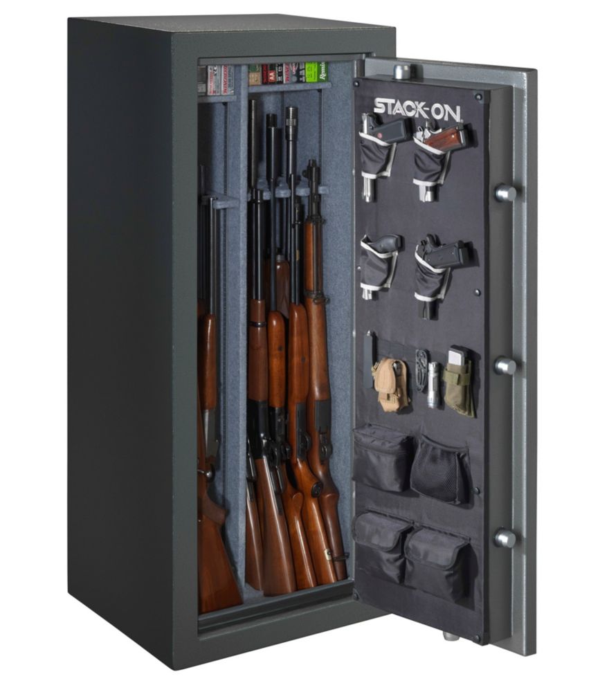 Stack-On Total Defense Gun Safe With Back-Lit Electronic Lock, 22-24 ...