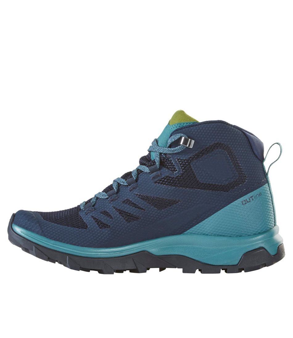 SALOMON Womens Outline Mid GTX Hiking Boots Shoe