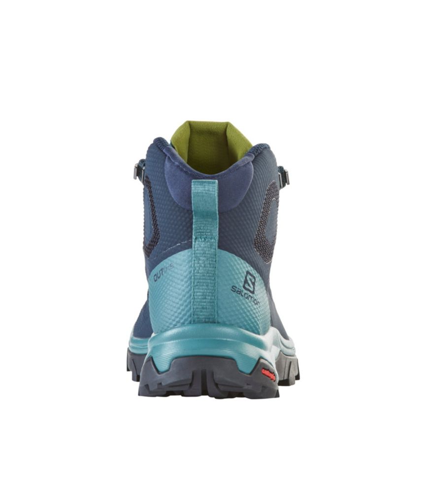 teal hiking boots