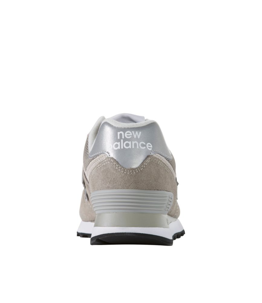 gray and white new balance shoes