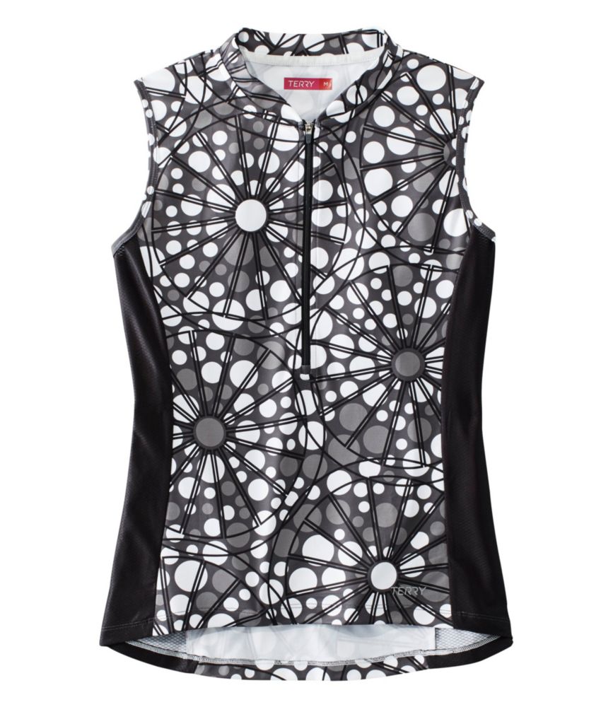 terry sleeveless cycling jersey