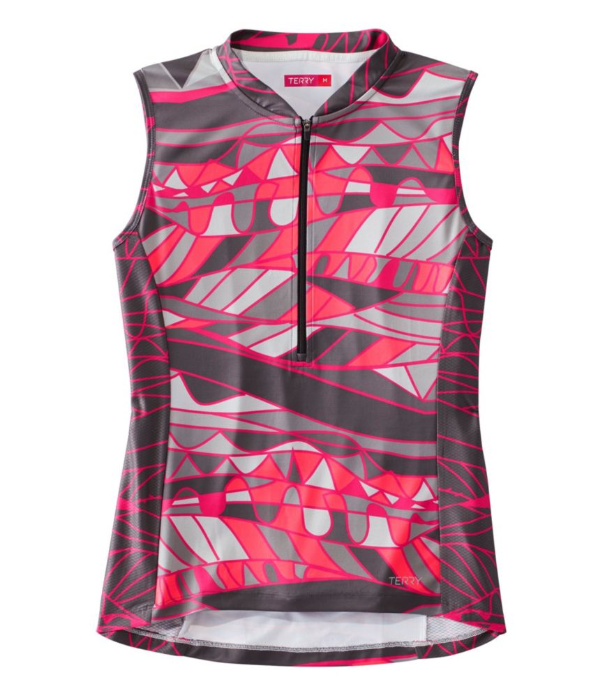 terry sleeveless cycling jersey