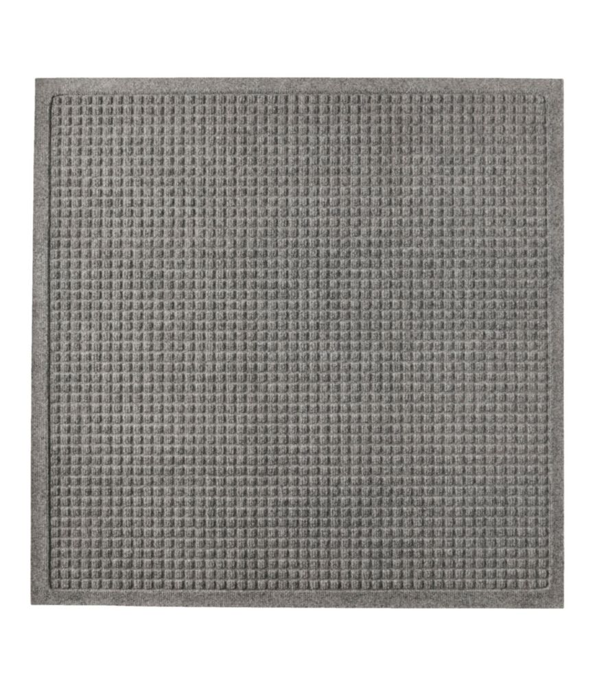 Everyspace Recycled Waterhog Mat, Square, Medium Gray, small image number 1