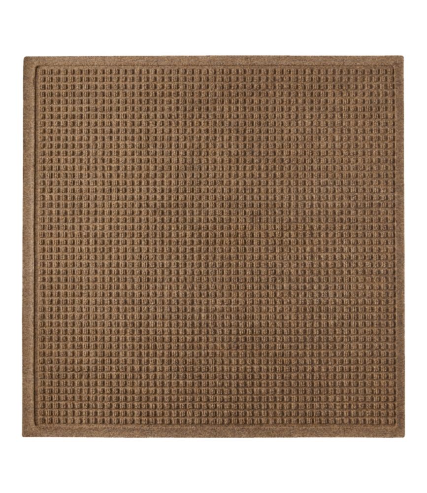 Everyspace Recycled Waterhog Mat, Square, Camel, small image number 1