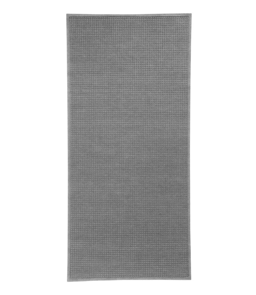 Everyspace Recycled Waterhog Mat, 4' Wide, Medium Gray, small image number 1