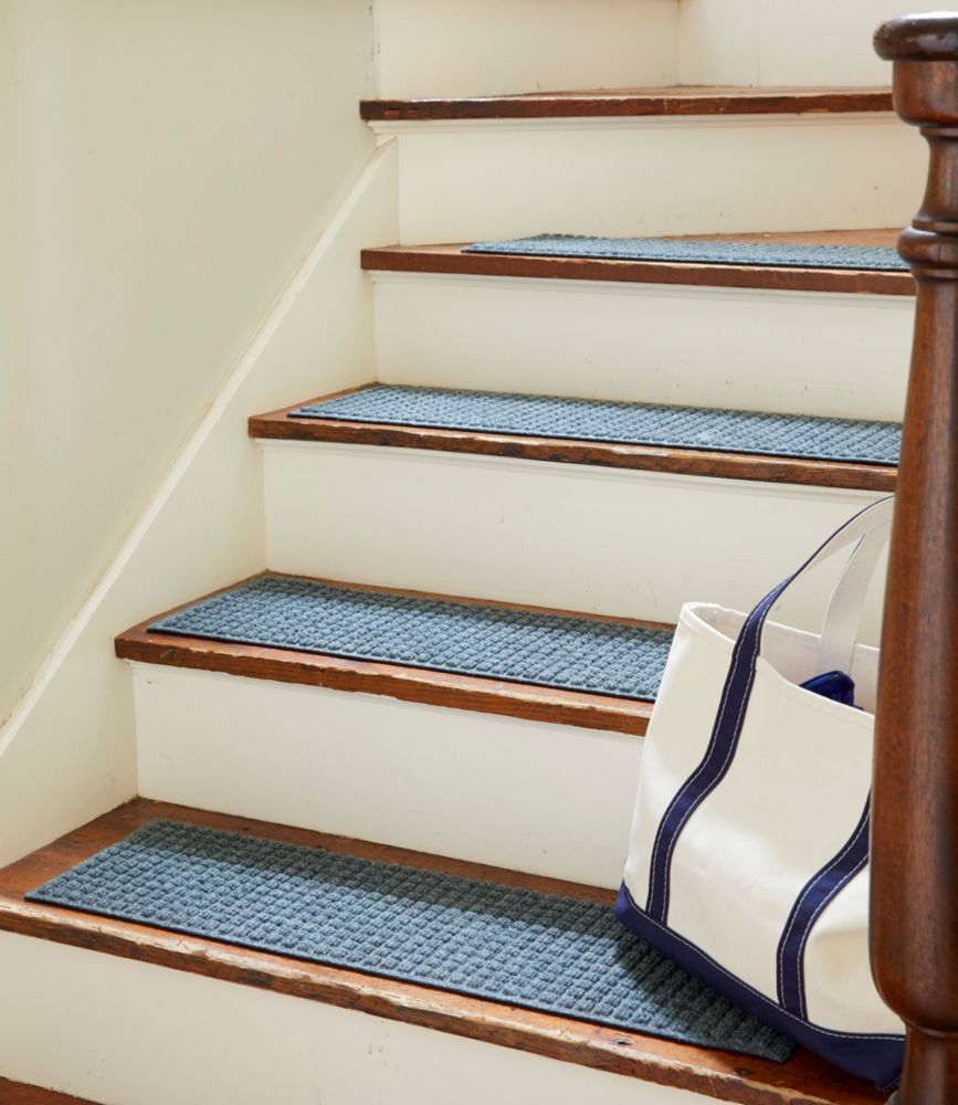 Everyspace Recycled Waterhog Mat, Stair Treads, Set of Four, Navy, small image number 5