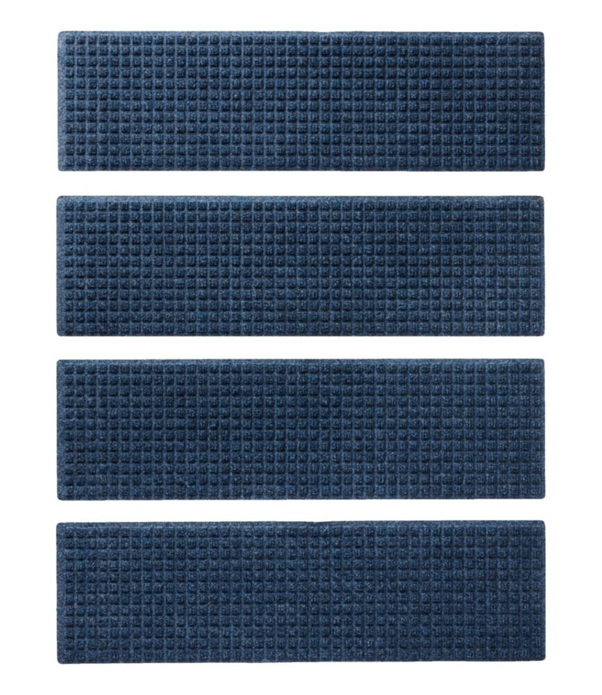 Everyspace Recycled Waterhog Mat, Stair Treads, Set of Four, Navy, small image number 1