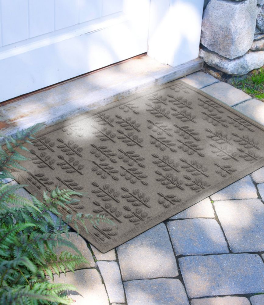 Everyspace Recycled Waterhog Doormat Twig Leaf