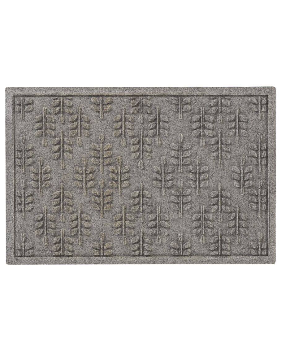 Everyspace Recycled Waterhog Doormat Twig Leaf Llbean
