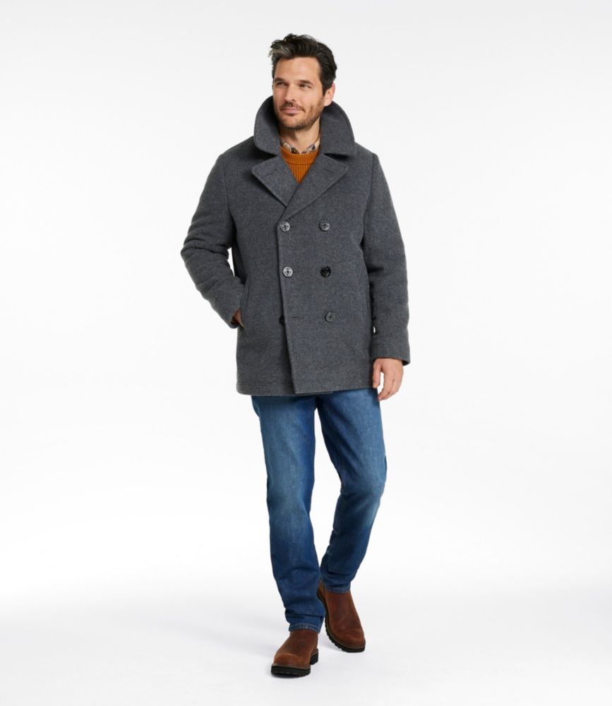 Men's L.L.Bean Wool Peacoat