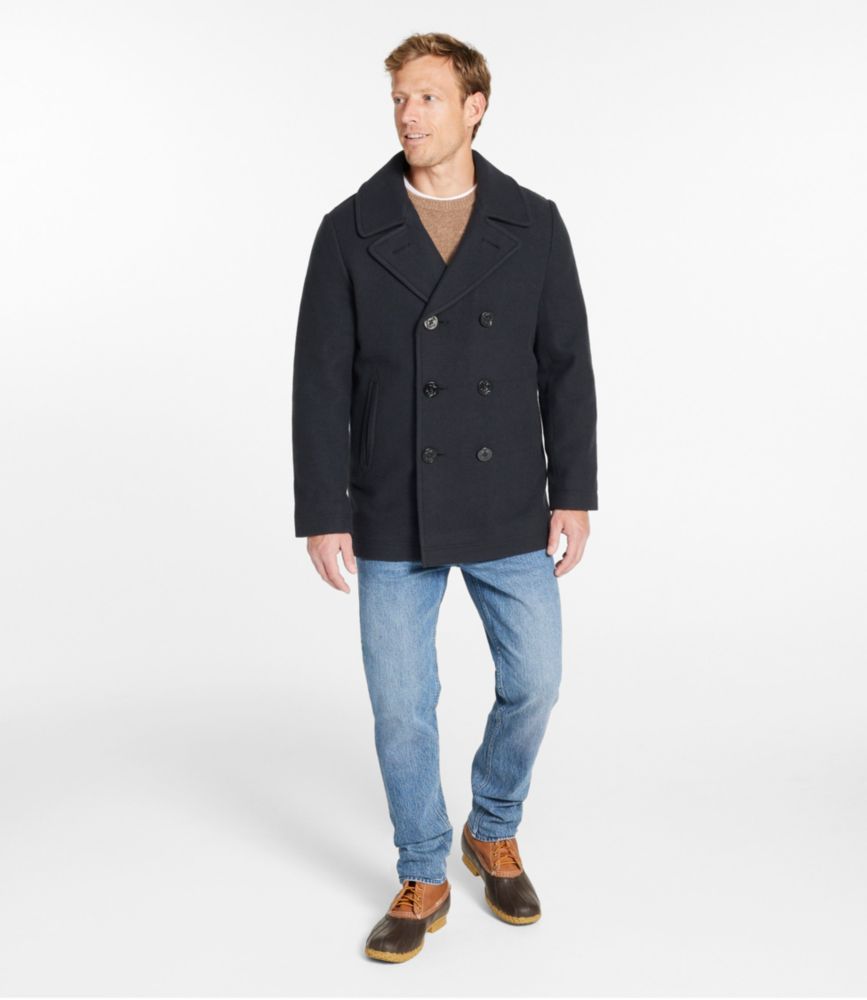 Men's L.L.Bean Wool Peacoat