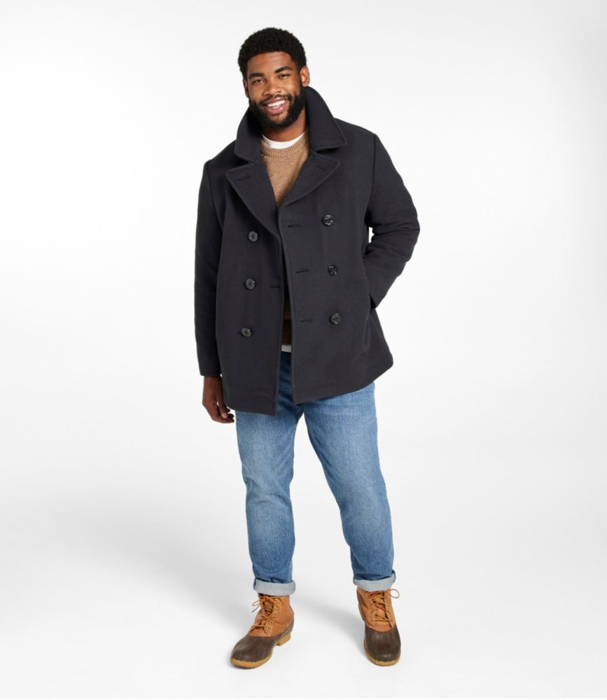 Men's L.L.Bean Wool Peacoat