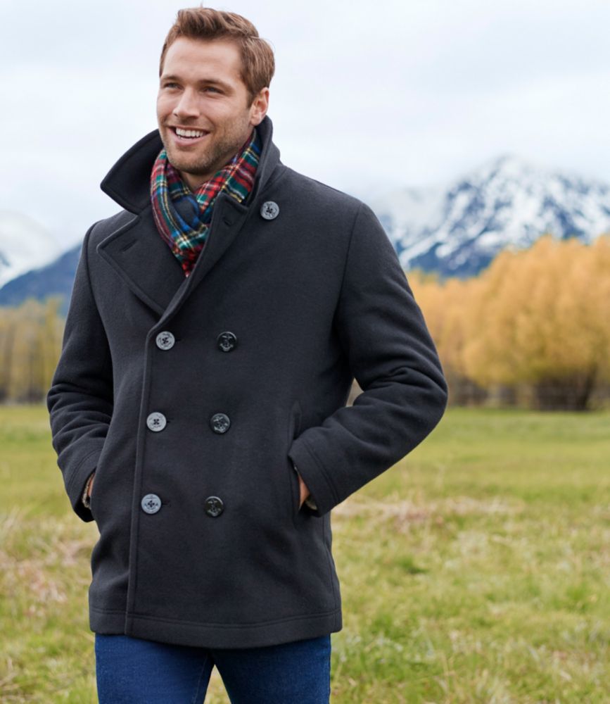 Men's L.L.Bean Wool Peacoat