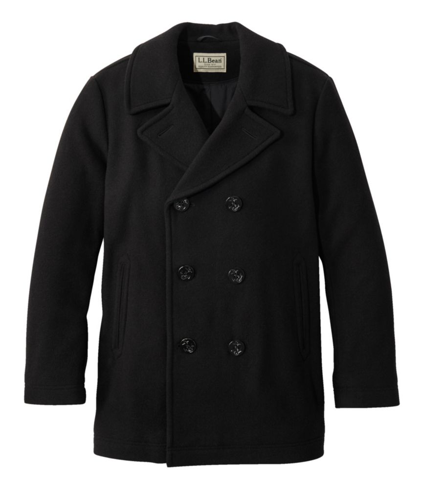 Blue peacoat men hotsell